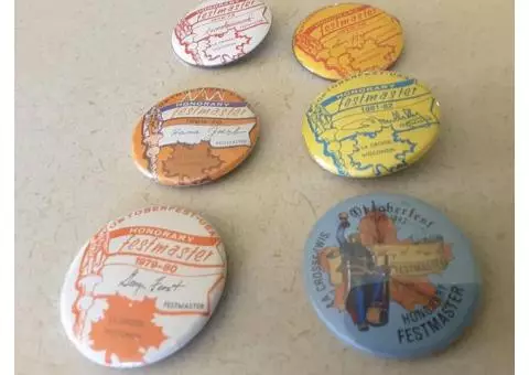 Old Octoberfest buttons